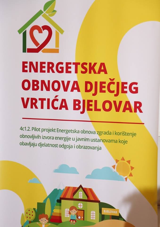 Predstavljen je Projekt energetske obnove Dječjeg vrtića Bjelovar